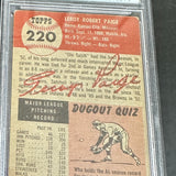 1953 Topps #220 Satchell Paige PSA Authentic