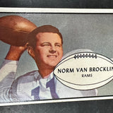 1953 Bowman #11 Norm Van Brocklin Ex+
