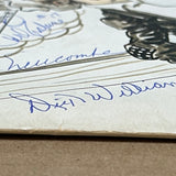 1954 Brooklyn Dodgers Yearbook Ex/Mint 10 Autographs