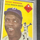 1954 Topps #10 Jackie Robinson PSA 4 Nicer!