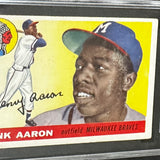 1955 Topps #47 Hank Aaron SGC 2.5