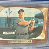 1955 Bowman #202 Mickey Mantle Beckett 6