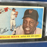 1955 Topps #194 Willie Mays SGC 2 Clean
