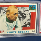 1955 Topps All American #16 Knute Rockne PSA 7