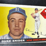 1955 Topps #210 Duke Snider Ex or better