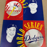 1955 World Series Program Yankees vs. Dodgers Nr Mint 2 Auto's
