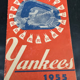 1955 NY Yankees Official Program Clean!