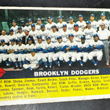 1956 Topps #166 Brooklyn Dodgers Team Card Ex+