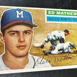 1956 Topps #107 Ed Mathews Ex/Mint