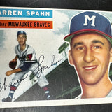 1956 Topps #10 Warren Spahn EX