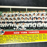 1956 Topps #251 Yankees Team Card Ex+ to Ex/Mint