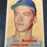 1957 Topps #338 Jim Bunning rookie Ex/Mint