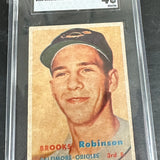1957 Topps #328 Brooks Robinson rookie SGC 4