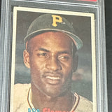 1957 Topps #76 Roberto Clemente PSA 2 Nicer
