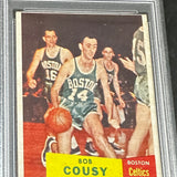 1957 Topps #17 Bob Cousy rookie PSA 4 MC