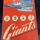 1957 NY Giants Official Program Clean!