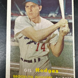 1957 Topps #80 Gil Hodges Ex