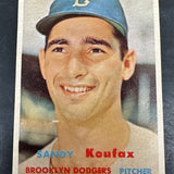 1957 Topps #302 Sandy Koufax Ex