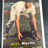 1957 Topps #62 Billy Martin VG