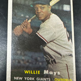 1957 Topps #10 Willie Mays EX