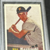 1957 Topps #24 Bill Mazeroski rookie VG+