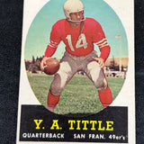 1958 Topps #86 Y.A. Tittle Ex+