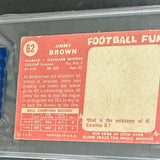 1958 Topps #62 Jim Brown rookie SGC 1.5