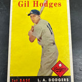 1958 Topps #162 Gil Hodges Ex+ or better