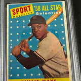 1958 Topps #486 Willie Mays All Star PSA 4