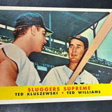 1958 Topps #321 Sluggers Supreme Ted Kluzewski/Ted Williams Ex+
