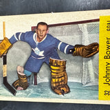 1959 Parkhurst #32 Johnny Bower Ex/Mint
