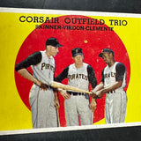 1959 Topps #54 Corsair Trio Clemente Ex.
