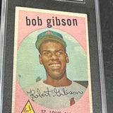 1959 Topps #514 Bob Gibson SGC 4
