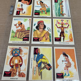 1959 Fleer Indians Native Plains Complete 80 card set Nr Mint/Mint