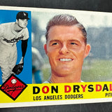 1960 Topps #475 Don Drysdale Ex/Mint