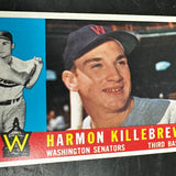 1960 Topps #210 Harmon Killebrew Ex/Mint