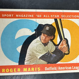 1960 Topps #565 Roger Maris All Star Ex