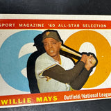 1960 Topps #564 Willie Mays All Star Ex+
