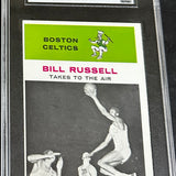 1961 Fleer #623 Bill Russell In Action SGC 4