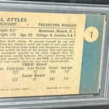 1961 Fleer #1 Al Attles rookie PSA 6 MK