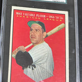 1961 Topps #472 Yogi Berra MVP  SGC 7