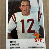 1961 Fleer #59 John Brodie rookie Ex/Mint