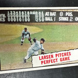 1961 Topps #402 Larsen Pitches Perfect Game Ex/Mint