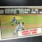 1961 Topps #402 Larsen Pitches Perfect Game VG