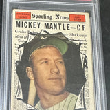 1961 Topps #578 Mickey Mantle All Star PSA 2
