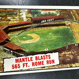 1961 Topps #406 Mantle 565 Ft. HR Ex/Mint