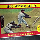 1961 Topps #407 Mantle Slams 2 Homers WS Ex+