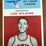 1961 Fleer #44 Len Wilkins rookie VG