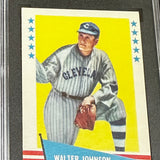 1961 Fleer #49 Walter Johnson SGC 6