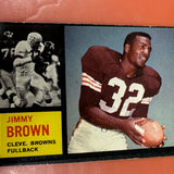 1962 Topps #28 Jim Brown Ex